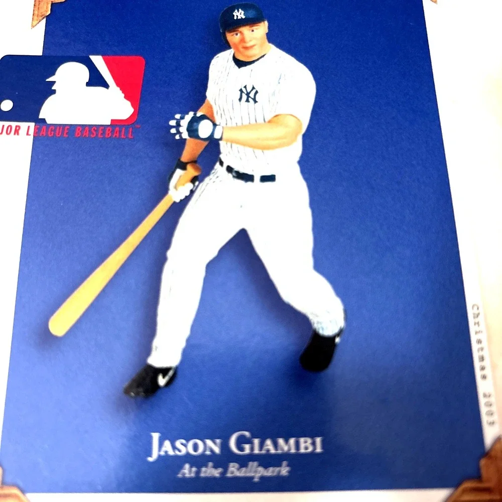 Jason Giambi Yankees 2003 Hallmark Keepsake ornament NIB